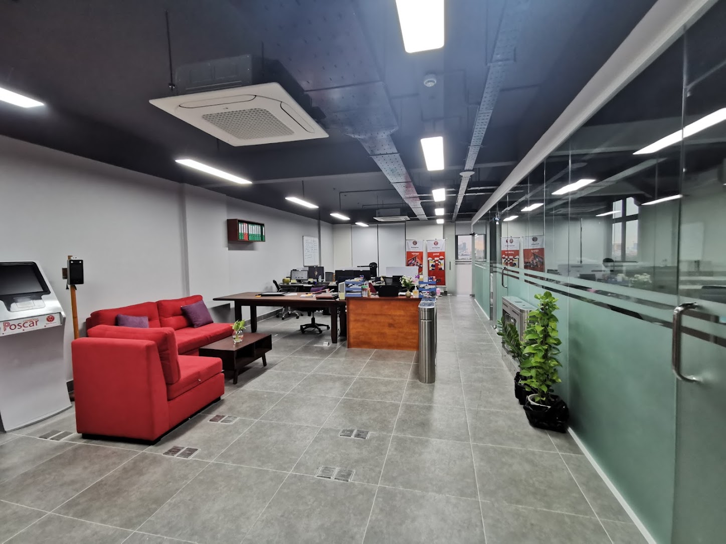 Inside the POSCAR Digital office in Phnom Penh